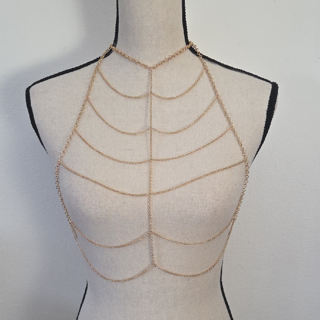 Gold Body Chain Jewelry